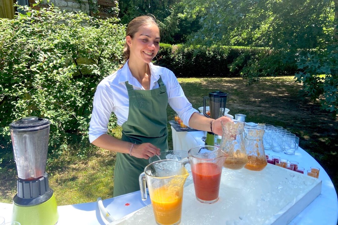 cocktail fruits prestation traiteur luxe chateauneuf sur loire
